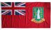 3.5yd 126x63in 320x160cm British Virgin Islands red ensign (woven MoD fabric)
